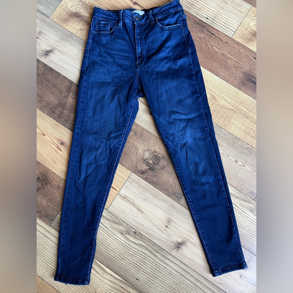 KanCan Deep Indigo Ultra High Rise Ankle Skinny Women's Jeans size 28